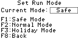 Run Modes