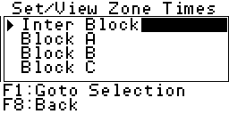 Set View Zones